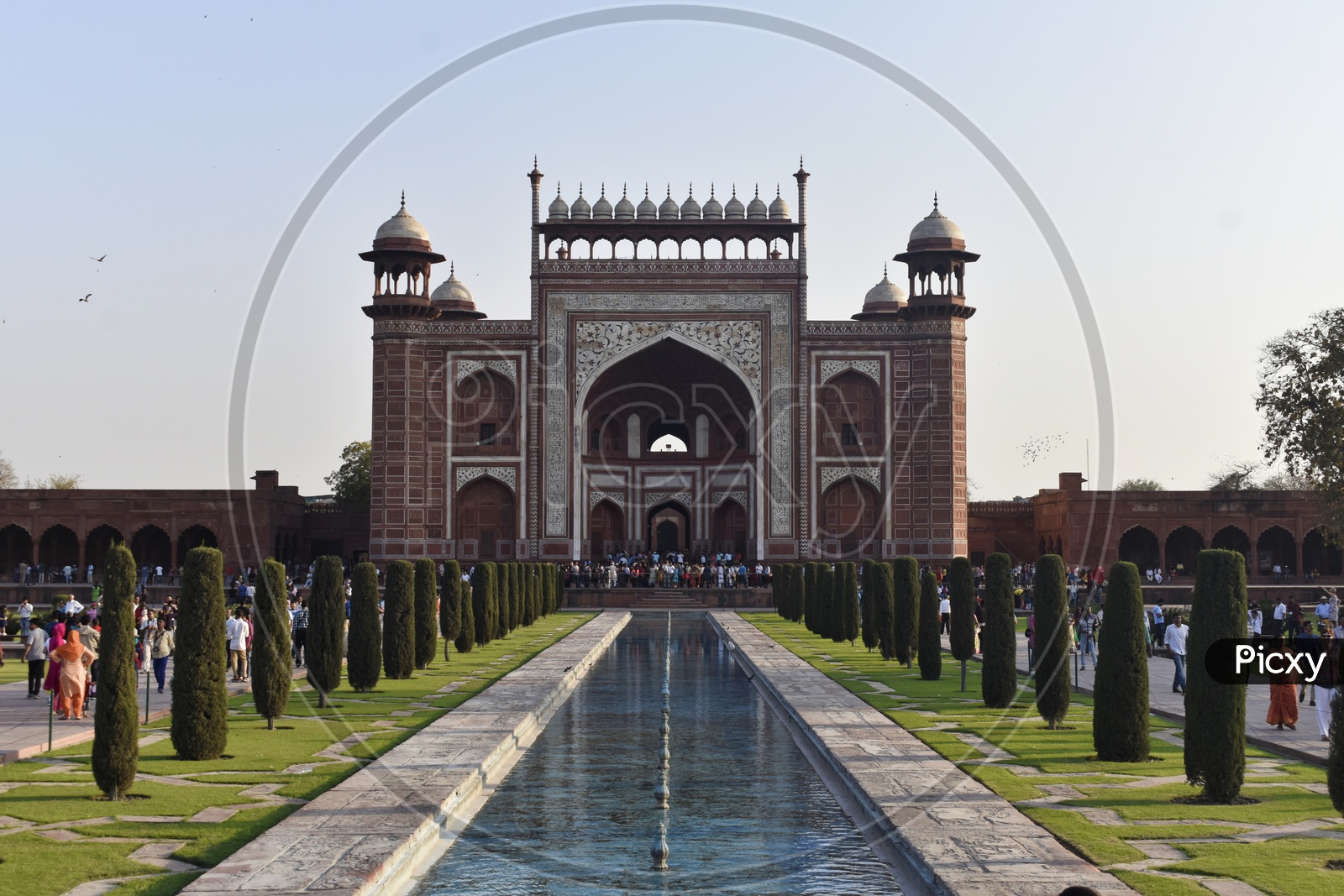 Great Entrance Or Entrance Gate  To The Taj Mahal