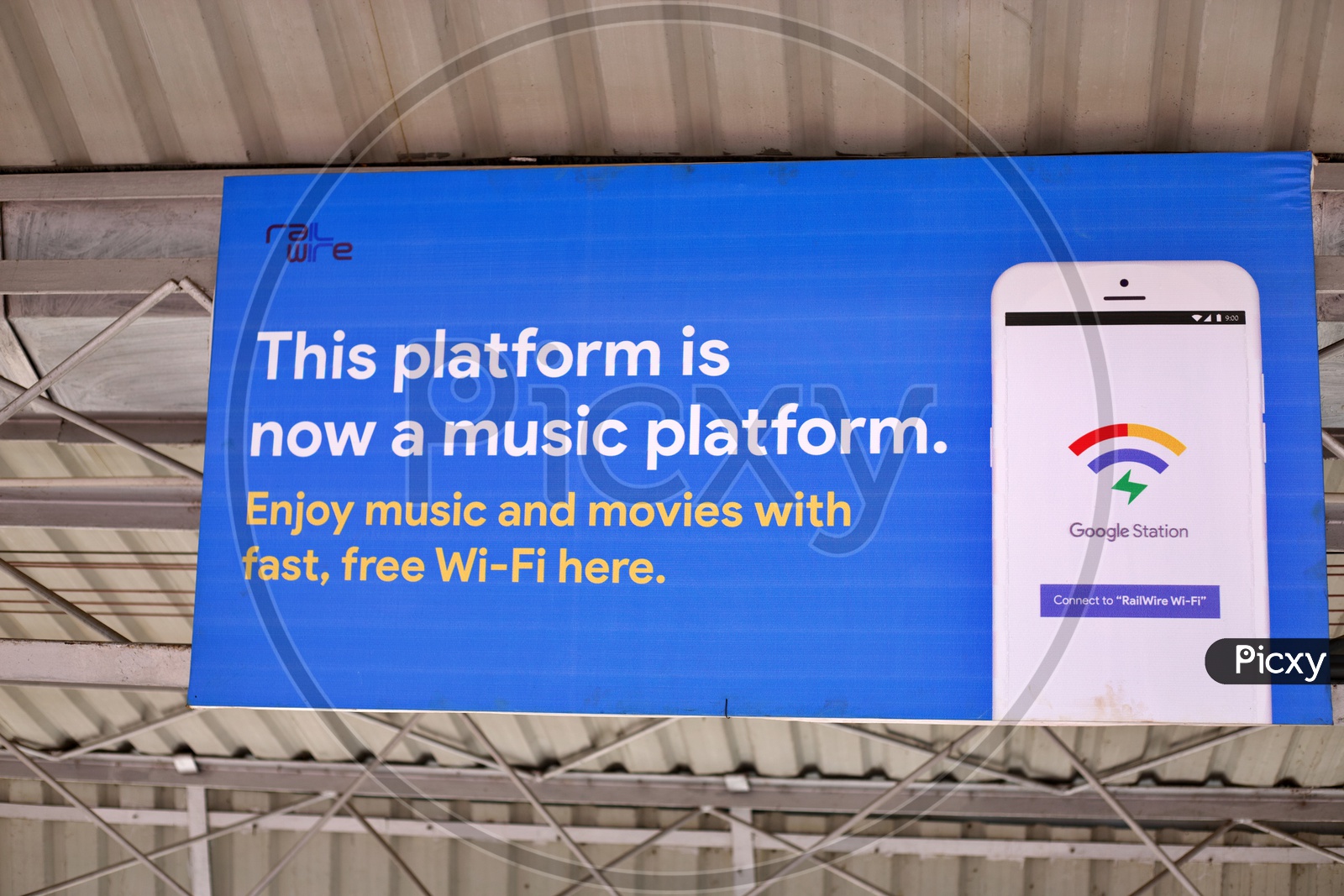Free wifi at Kurnool railway station by Google and Rail wire.