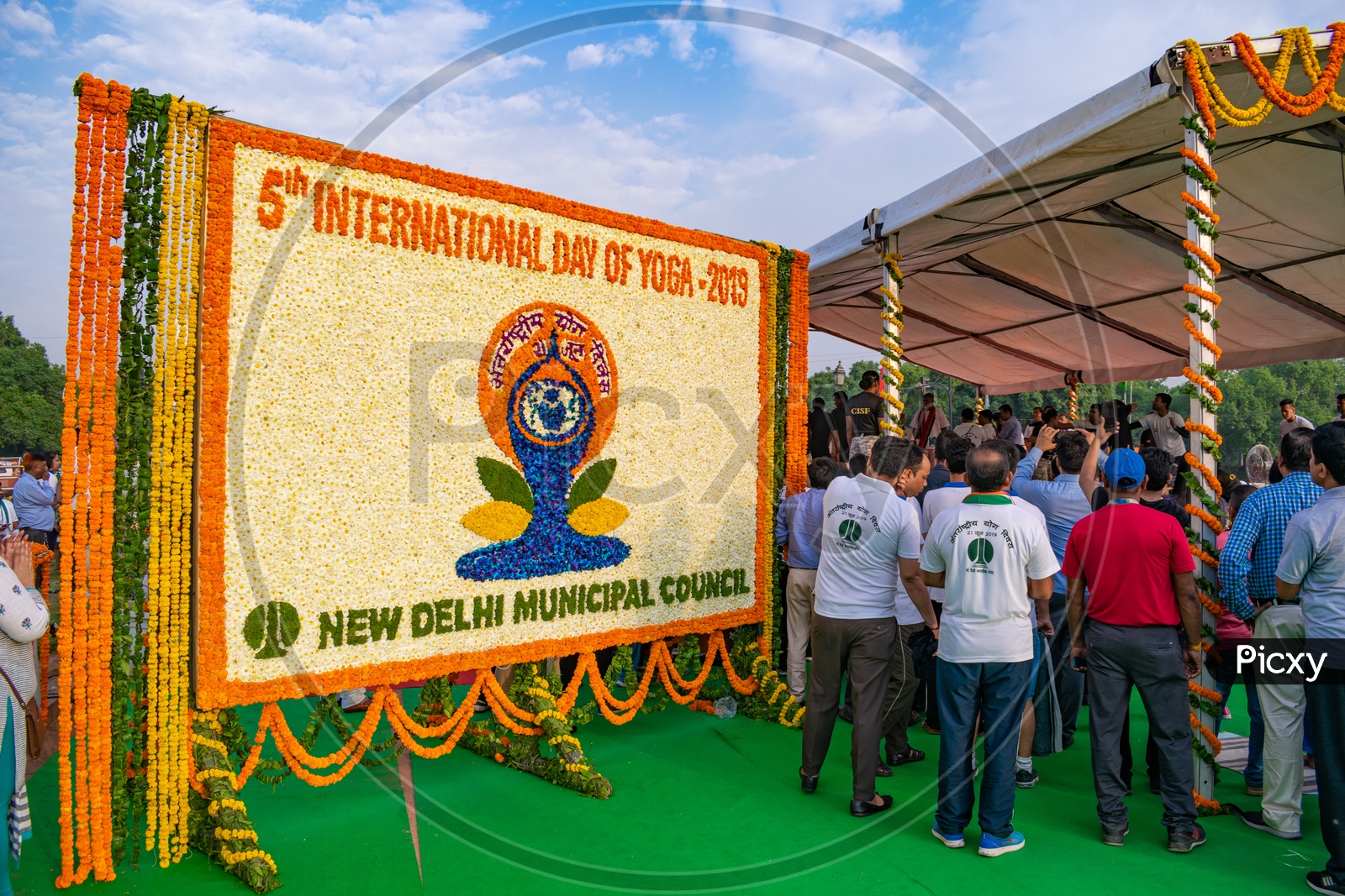 Celebration on International Day of Yoga 2019 at Rajpath, Delhi