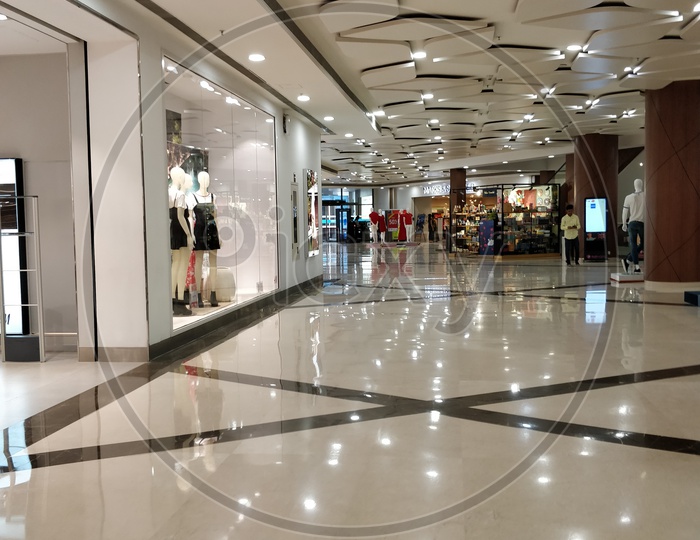 Corridor of a mall