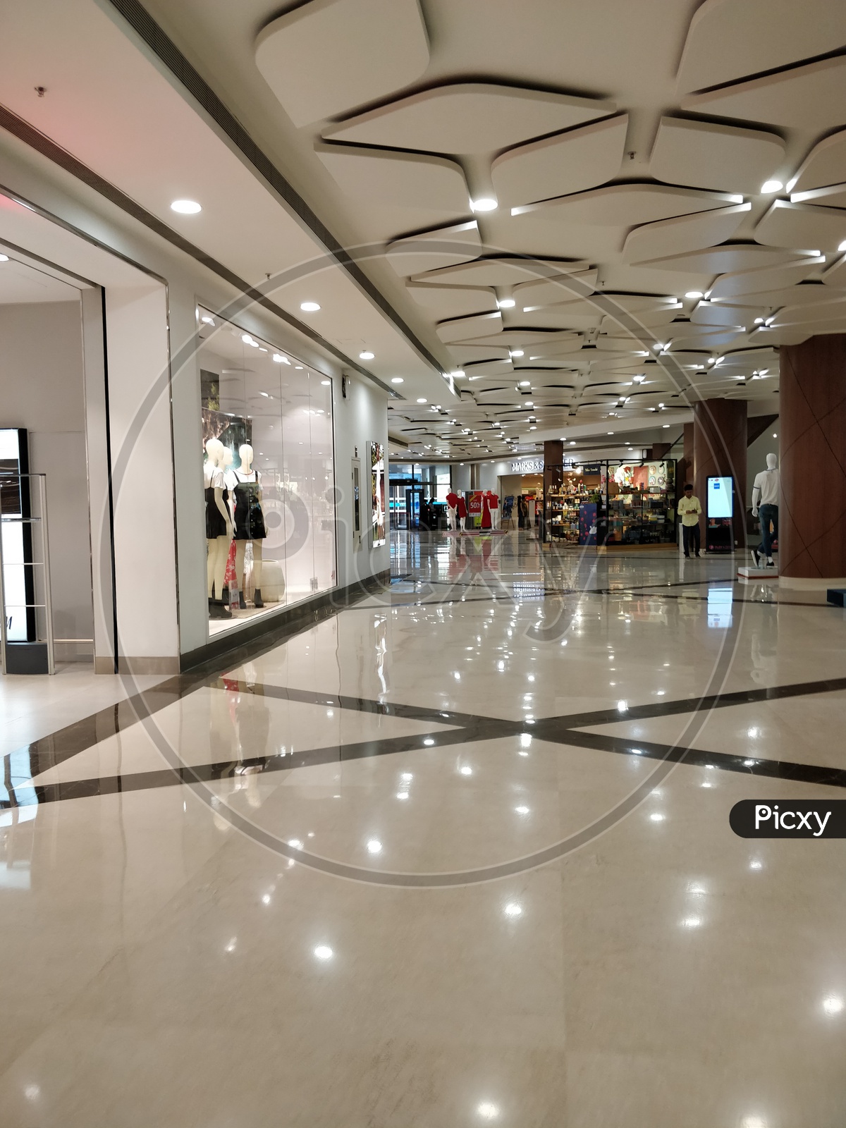 Corridor of a mall