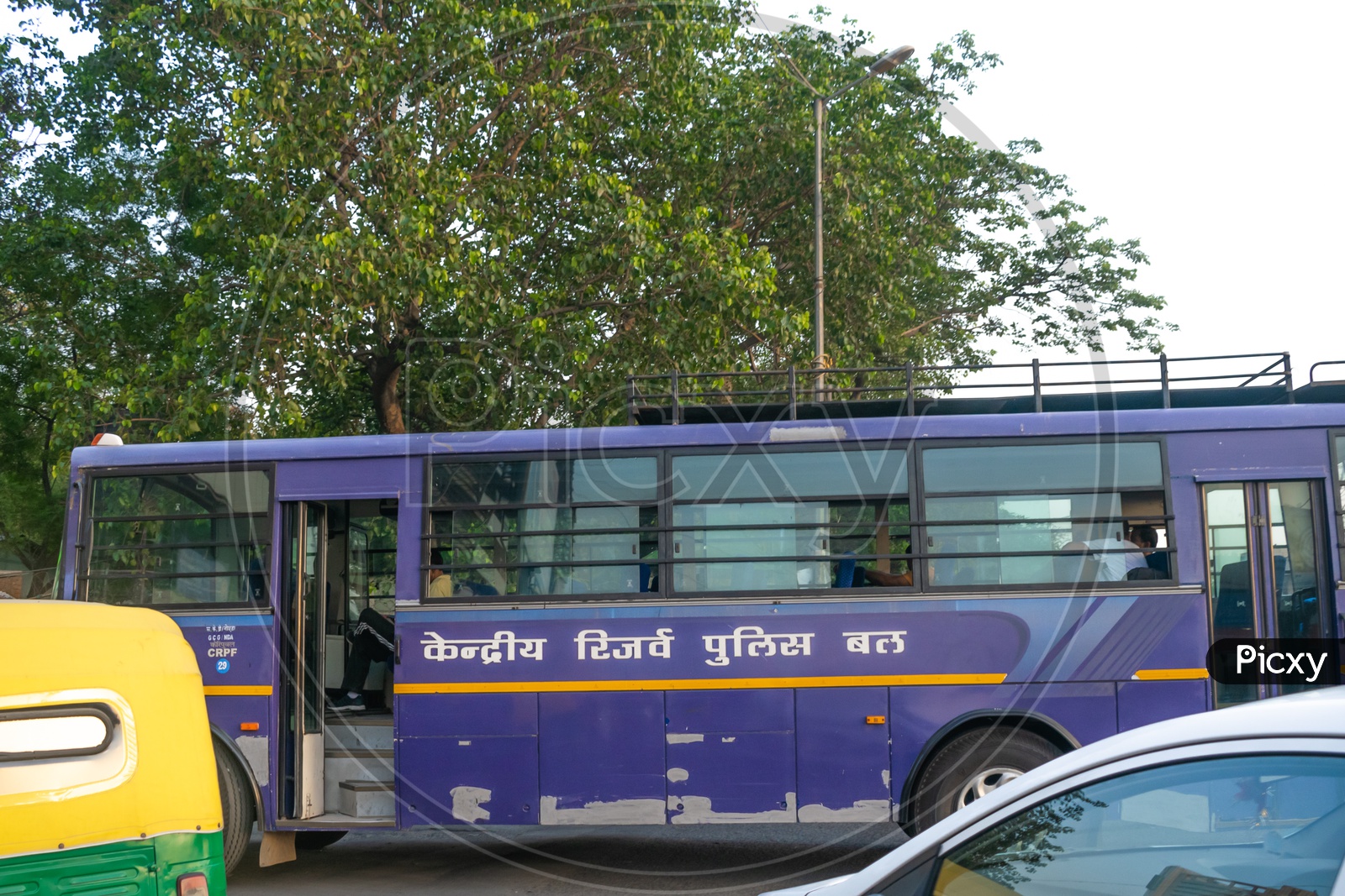 Central Reserve Police Force Bus