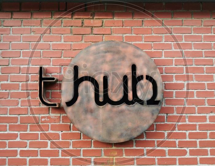 T-Hub Logo on the Wall