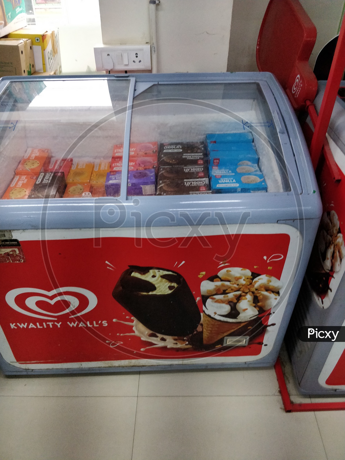 Kwality walls ice cream refrigerator