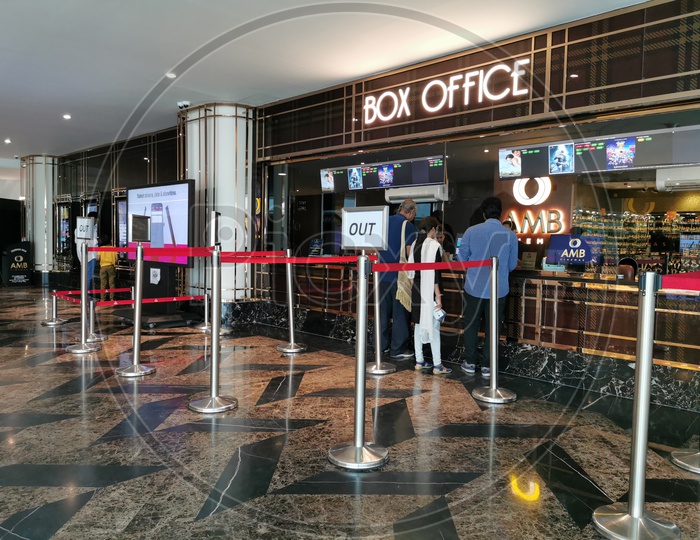 Ticket Booking Counter/Box Office at AMB Cinemas