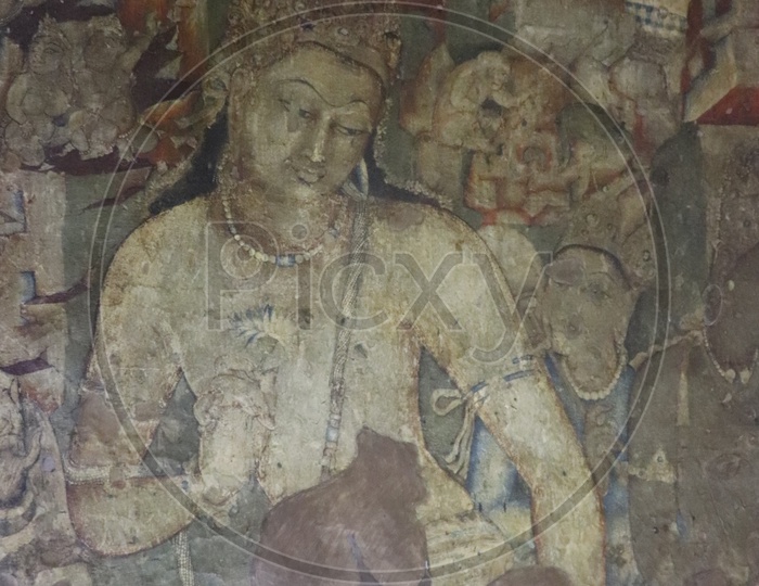 Ancient Wall Arts of Indian Civilization at Ajanta Caves