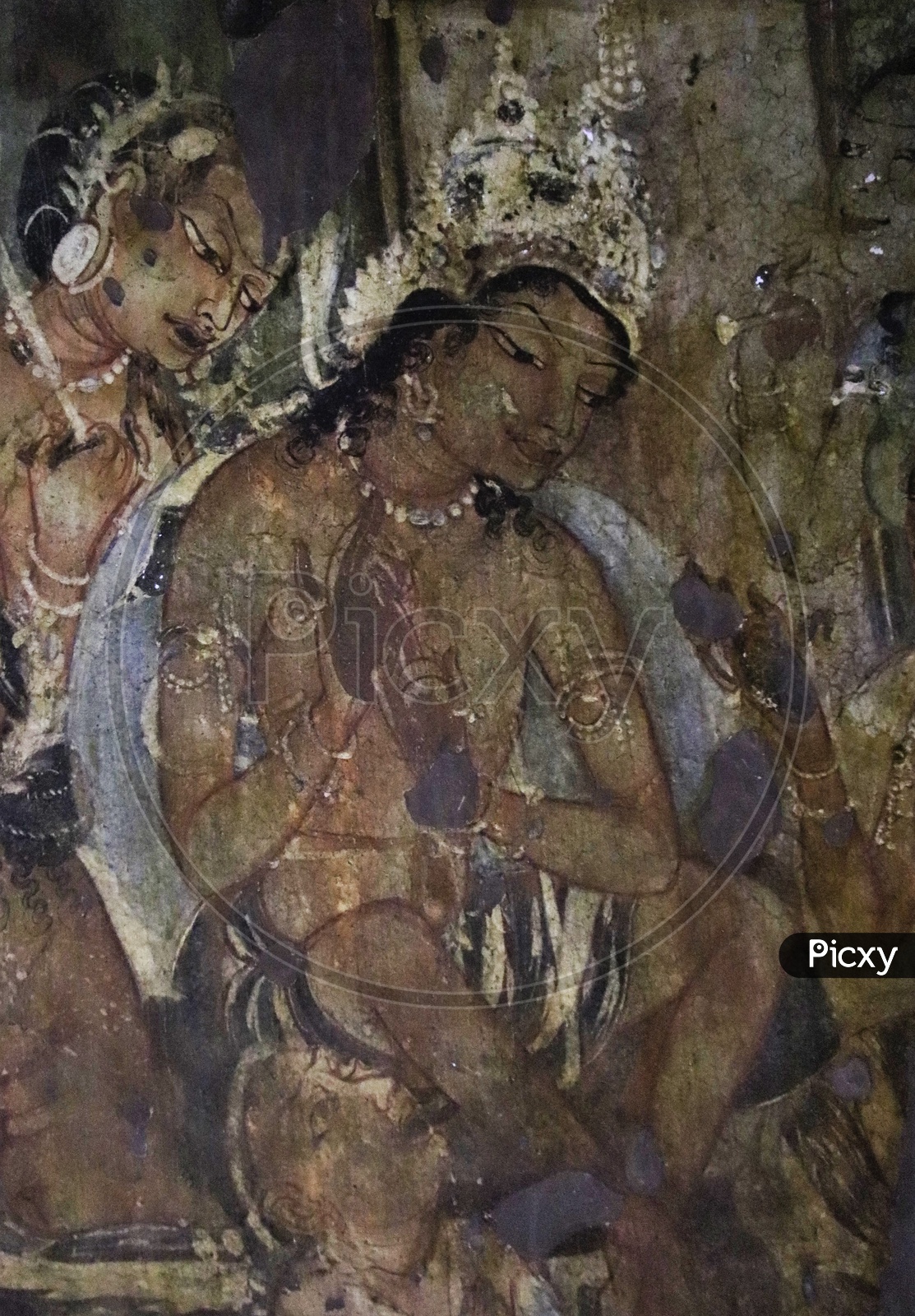 Ancient Wall Arts or Wall Paintings of Indian Civilization at Ajanta Caves