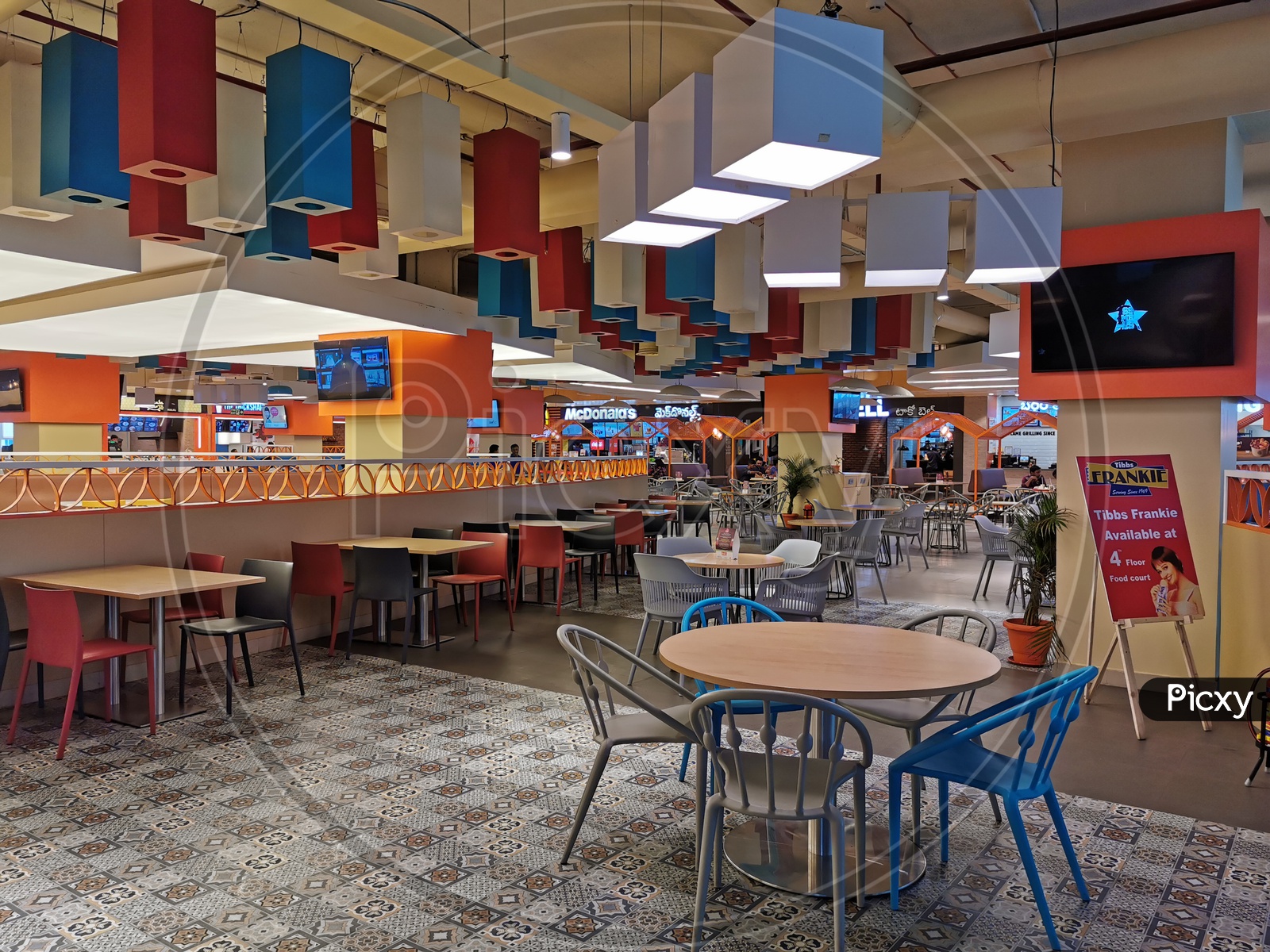 Image of Food Court at Sarath City Capital Mall or AMB Mall UF615831 Picxy