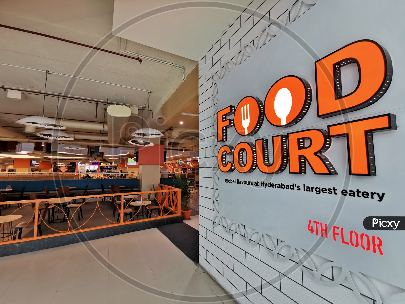 Food Court at Sarath City Capital Mall