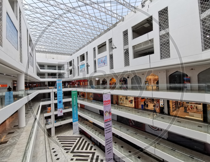 Inside View of Architecture Of Sarath City Capital Mall