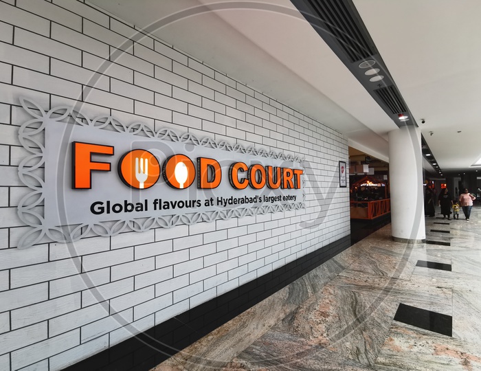 Food Court at Sarath City Capital Mall or AMB Mall