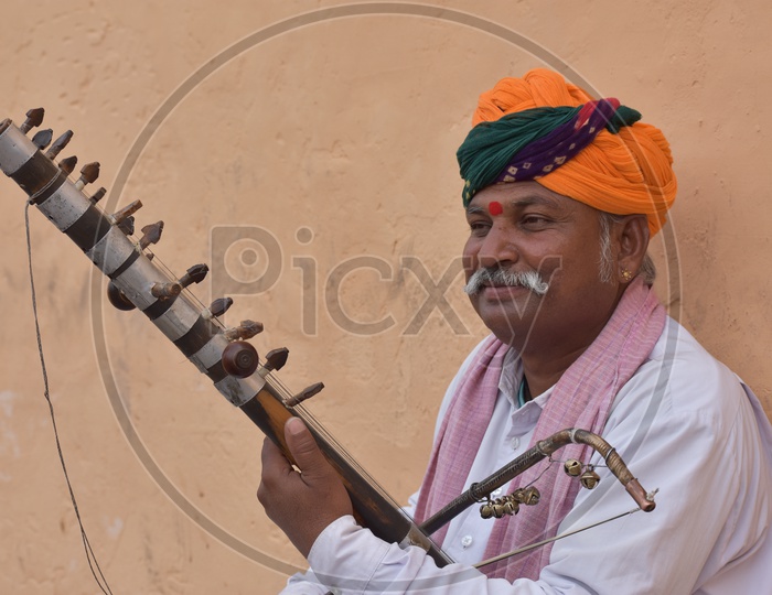 A rajasthani musician