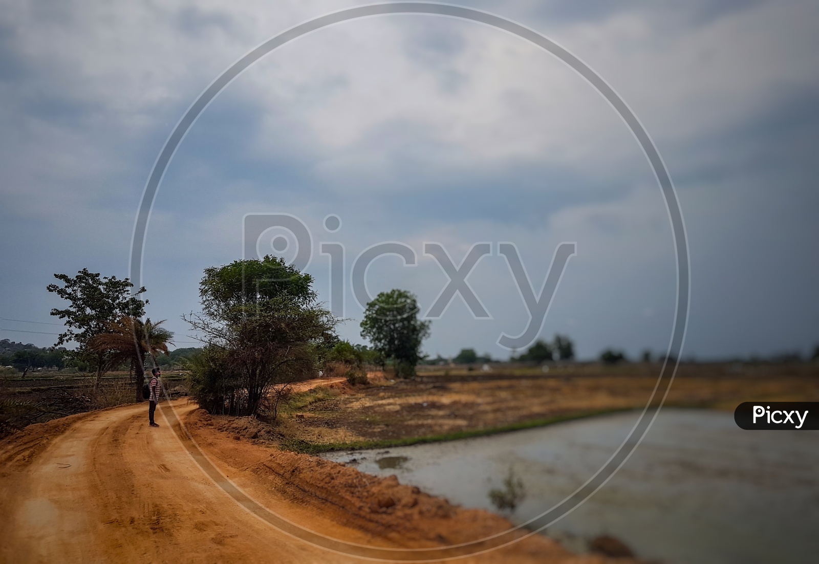 Mud Roads or Pathways in Rural Villages