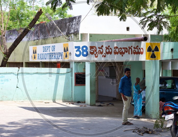 Department of radiotherapy in kurnool general hospital.