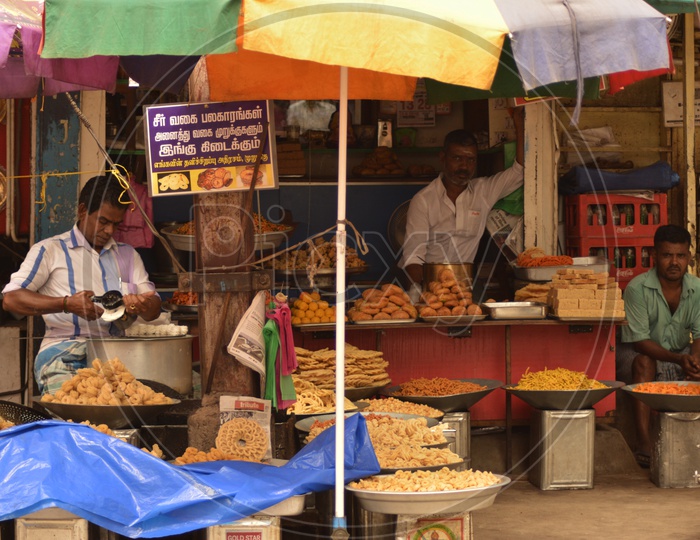 Street snack vendor