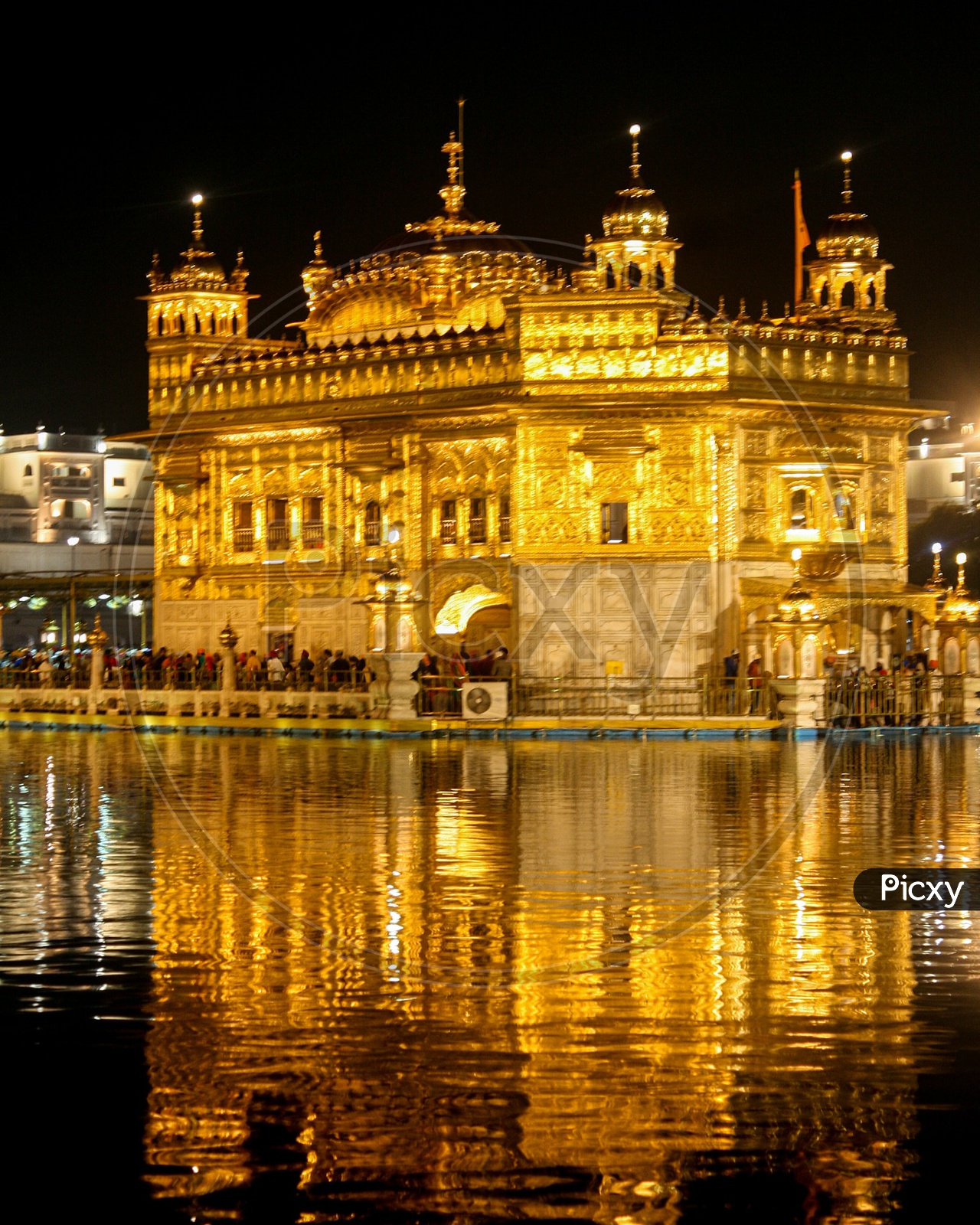 Golden temple night view