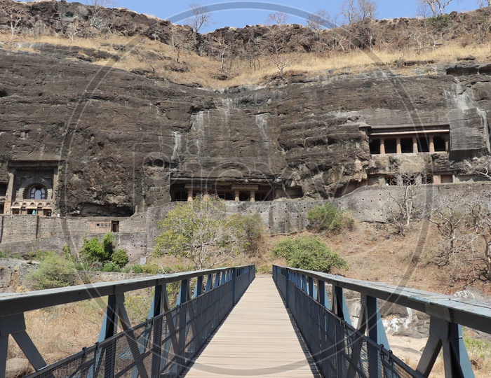 A View Of Bridge Near Ajanta Caves
