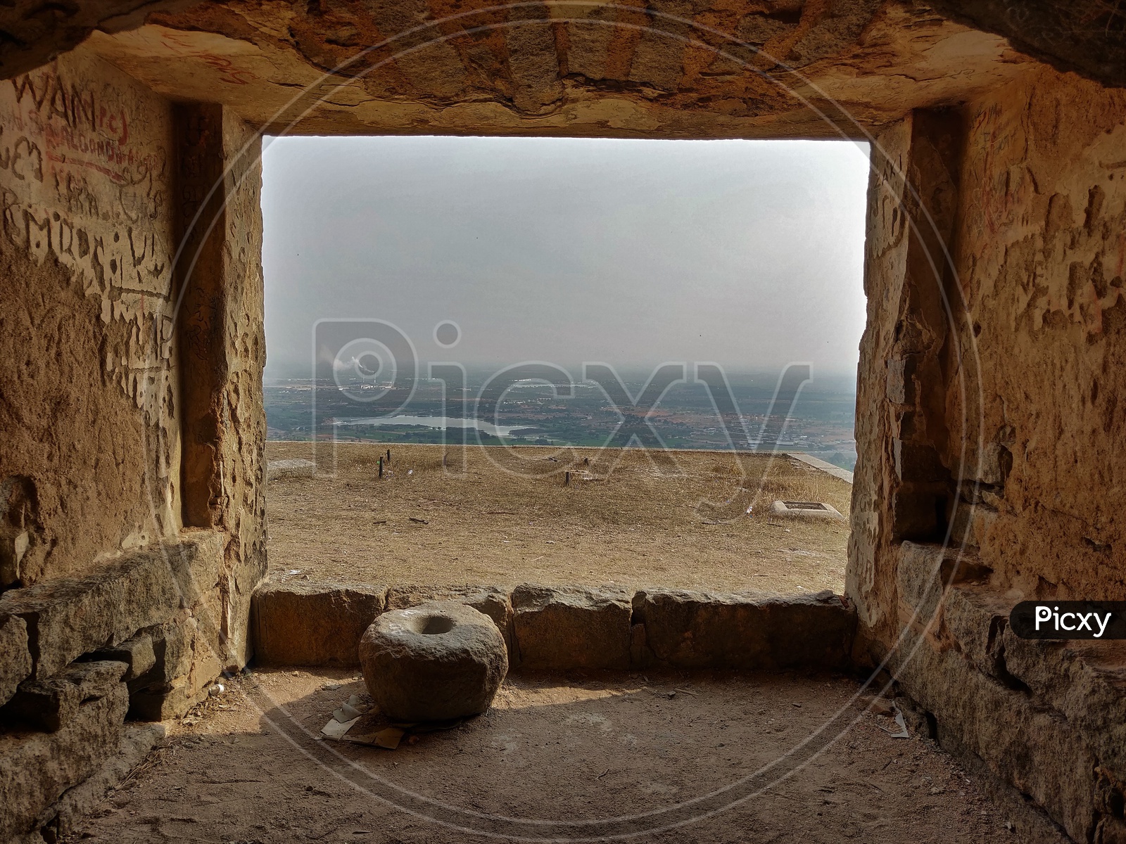 Views From The Bhongir Fort Windows
