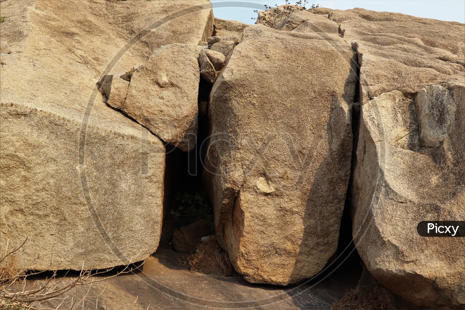 Rocks On The  Hill Top at Bhongir