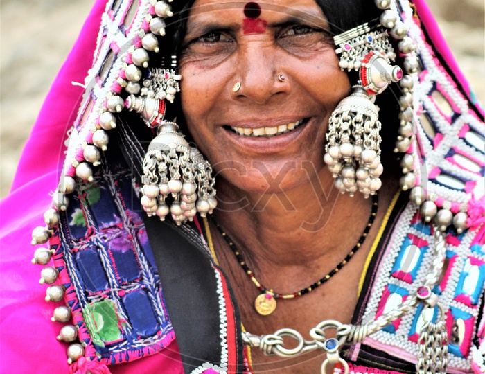 Portrait Of a tribal Woman