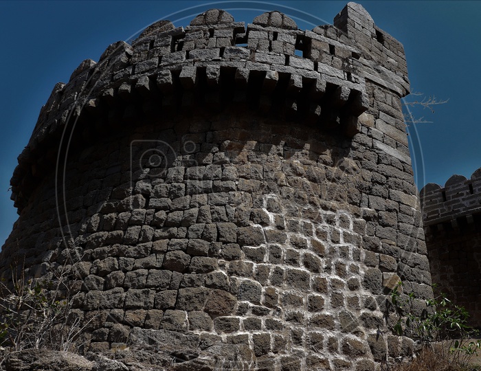 Fort Walls Of Golconda Fort