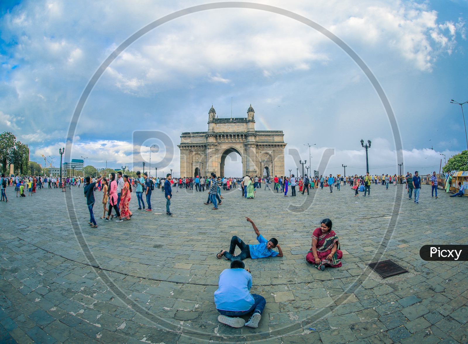 Tourists or Visitors At Gateway Of India