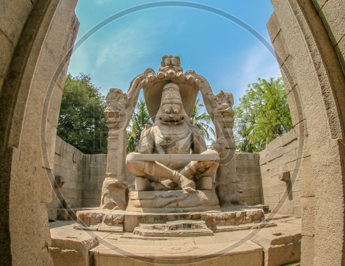 Ugra Narasimha Swamy Temple Or Statue In Hampi