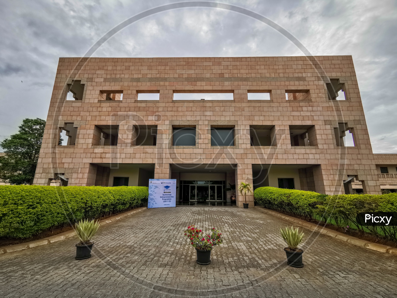 ISB (Indian School of Business) Main Building View from Outside