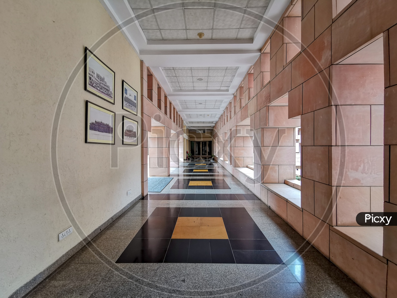 Corridors in ISB (Indian School of Business)