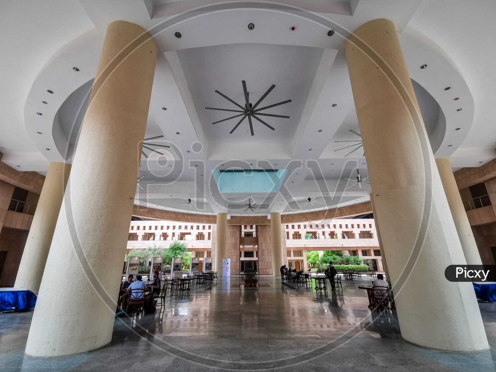 Atrium in ISB (Indian School of Business) Campus