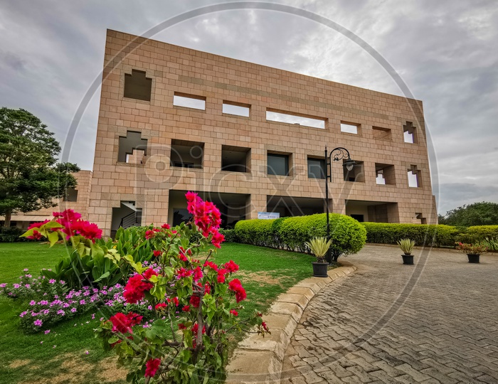 ISB (Indian School of Business) Main Building View from Outside