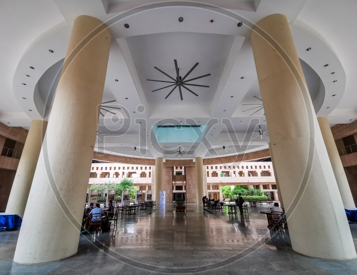 Atrium in ISB (Indian School of Business) Campus