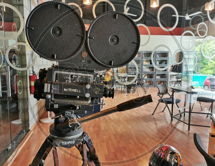 Old/Vintage Film Video Camera at Annapurna International School of Film and Media (AISFM)