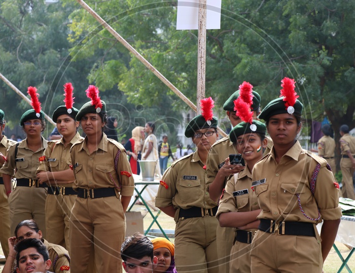 Indian National Cadet Corps Ncc Girls Stock Photo 1480981157 | Shutterstock
