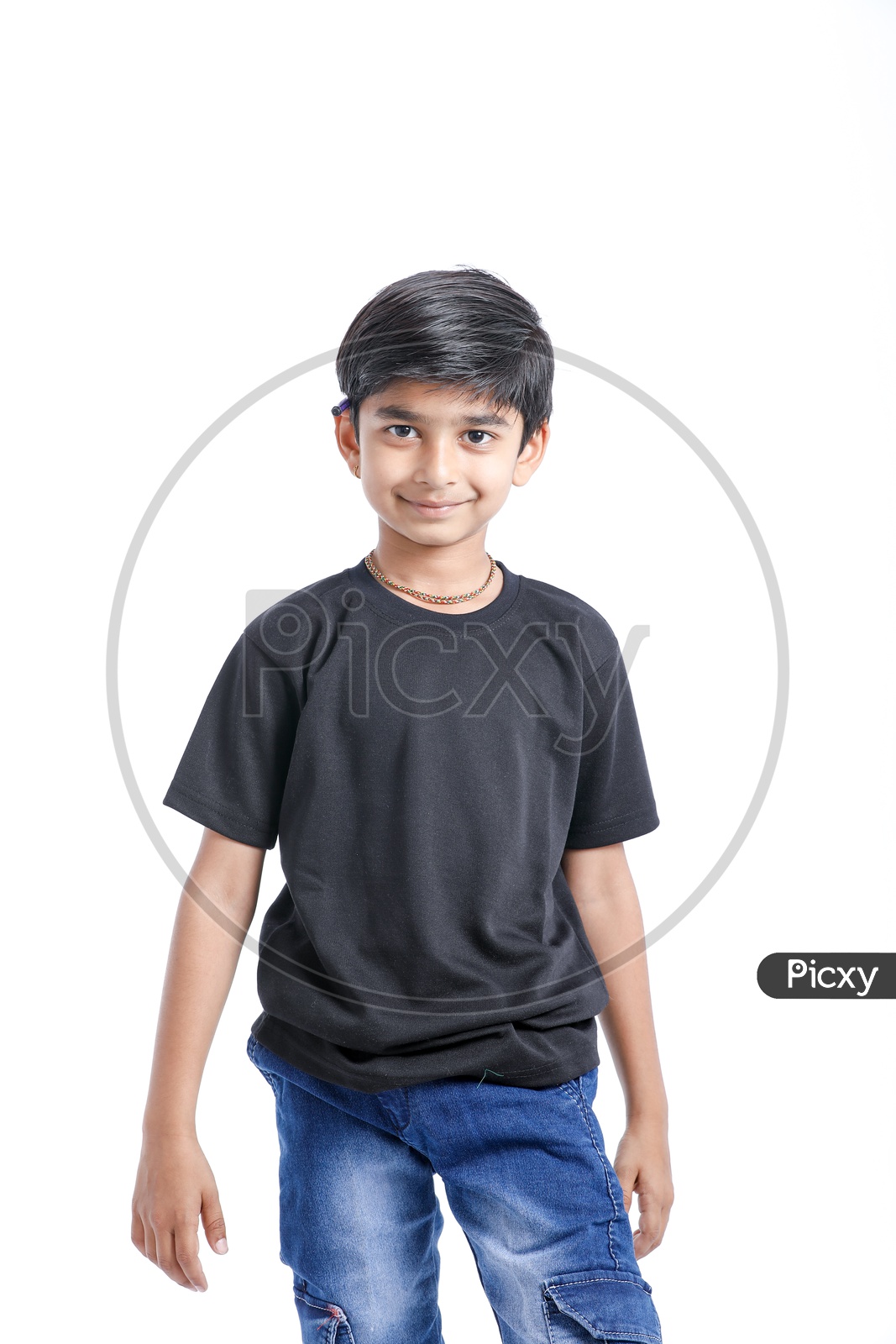 Image of Indian or Asian boy Or Kid with Expression and Smile Face On ...
