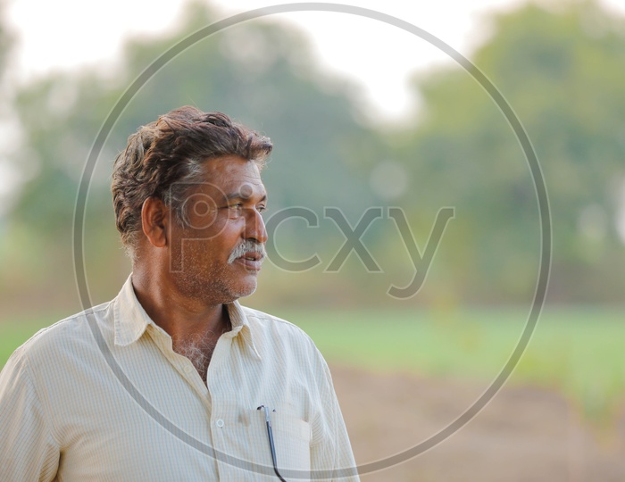 Portrait Of an Indian Farmer