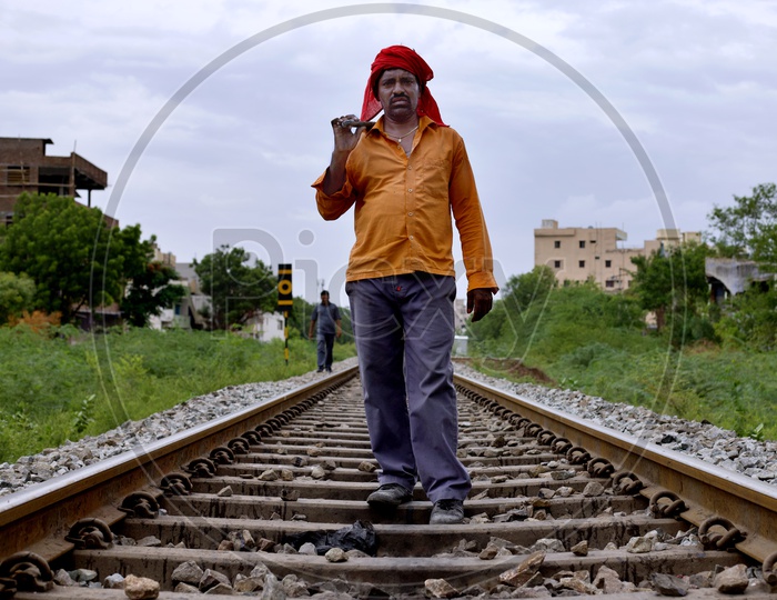 A Railway worker.
