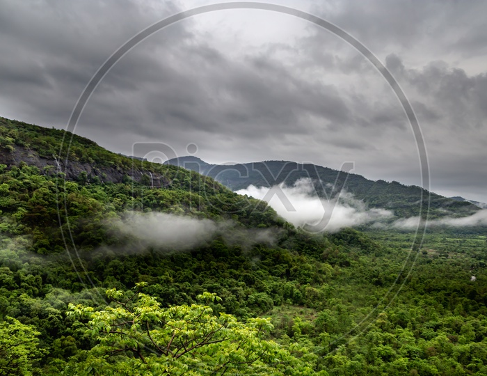 Mountains and Clouds in Monsoon