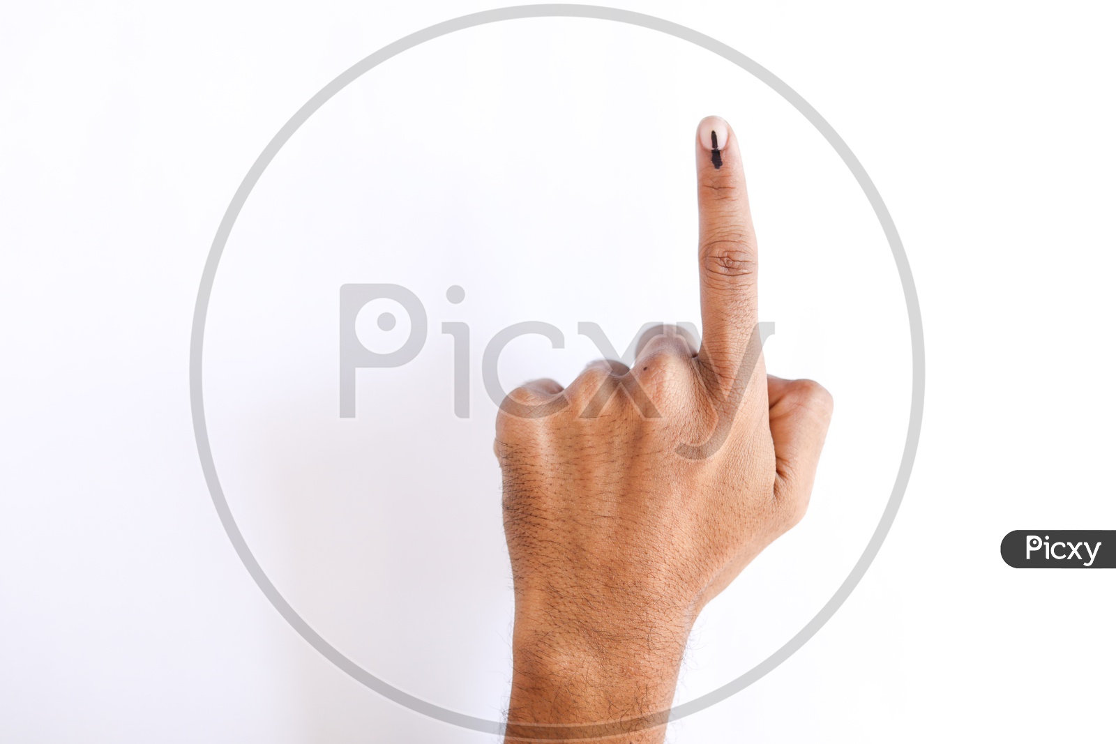 vote finger symbol