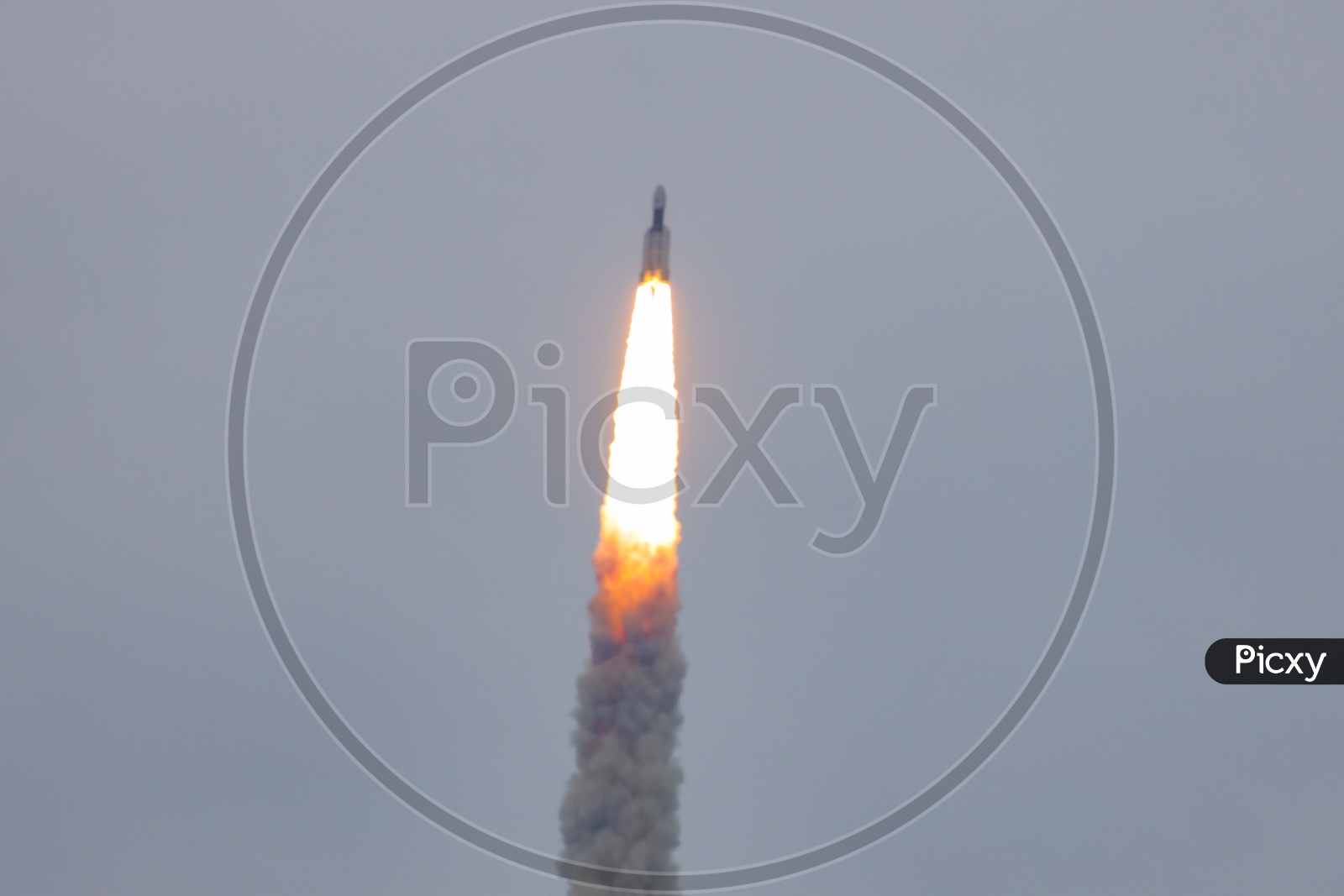 GSLV- Mk  III - M1 or Chandrayaan -2  Spacecraft or Launch Vehicle  Taking Off From Launch Pad In Sriharikota