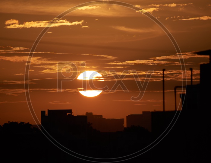 Sunset In Hyderabad