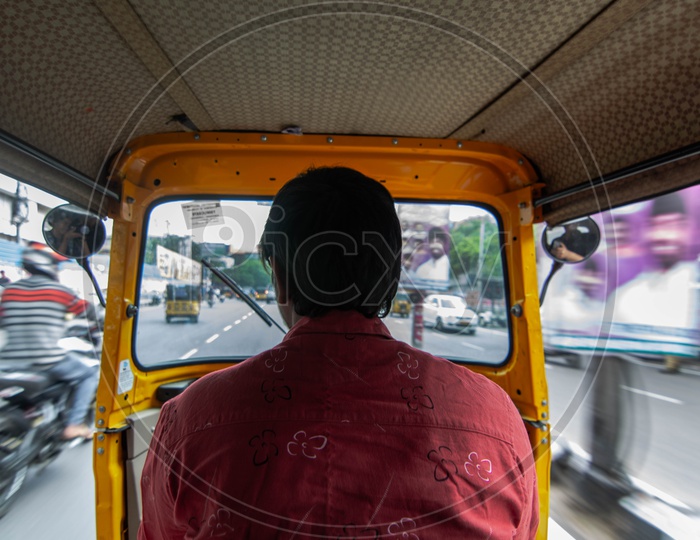 Auto ride in Hyderabad