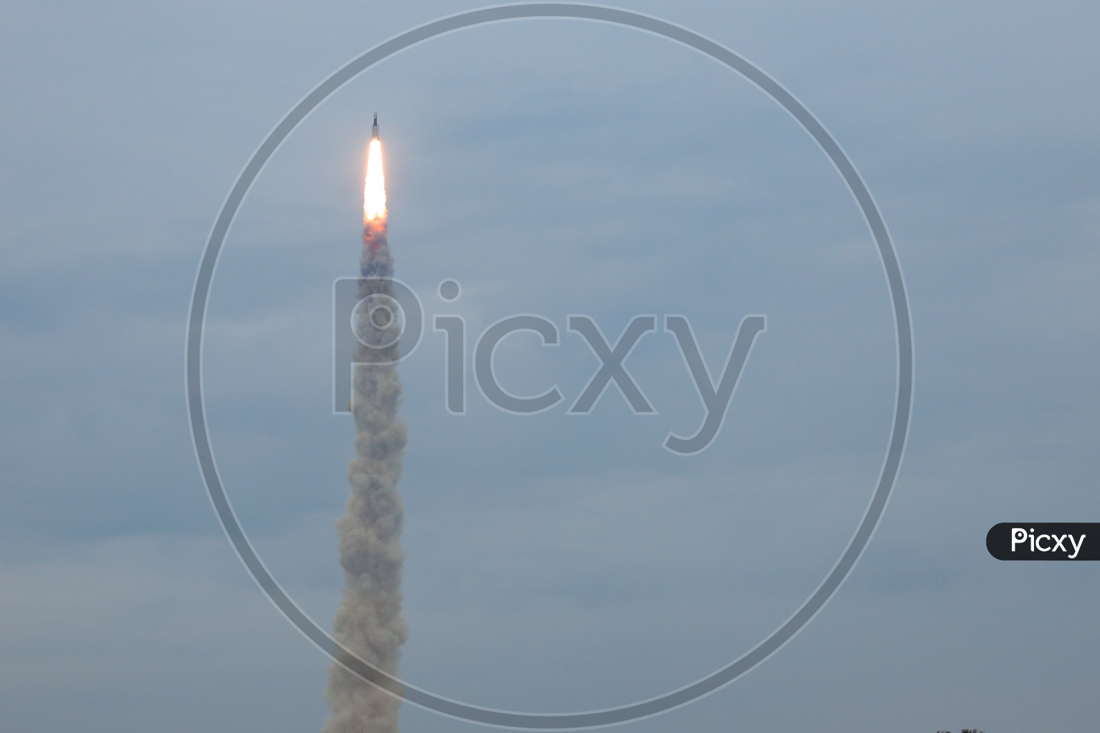 GSLV- Mk  III - M1 or Chandrayaan -2 Spacecraft or   Launch Vehicle  Taking Off From Launch Pad In Sriharikota