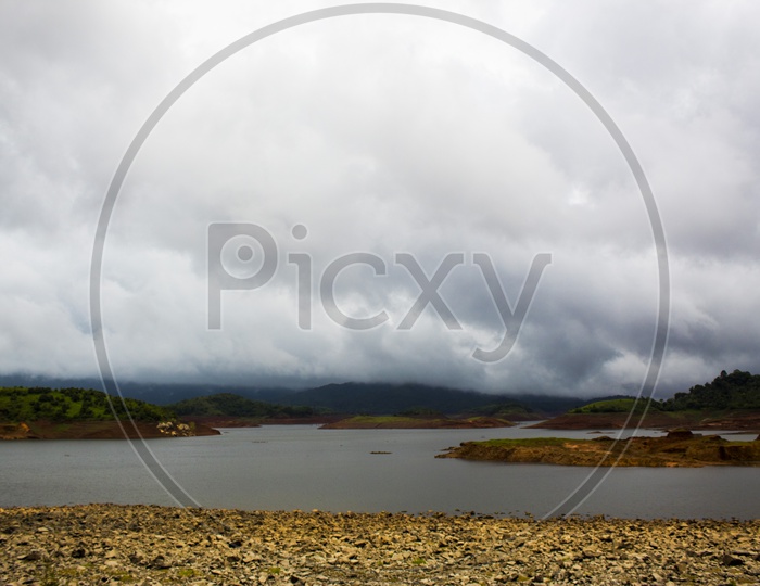 The beautiful lake view point in wayanad, Kerala