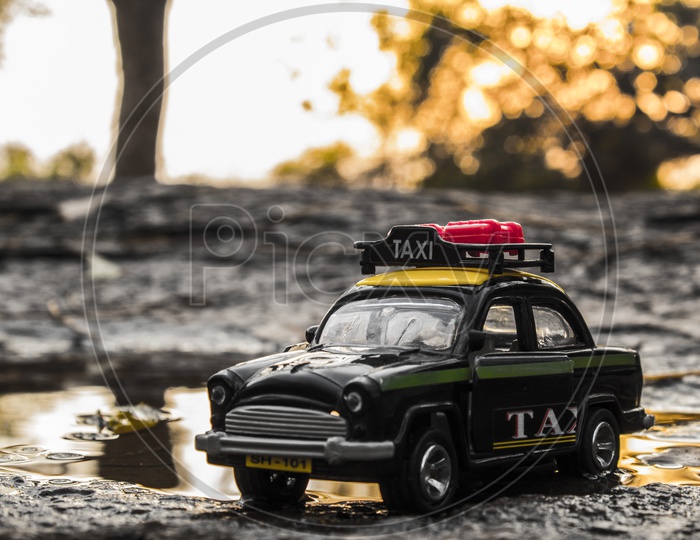 The Toy Taxi wallpapers. The beautiful sunset.