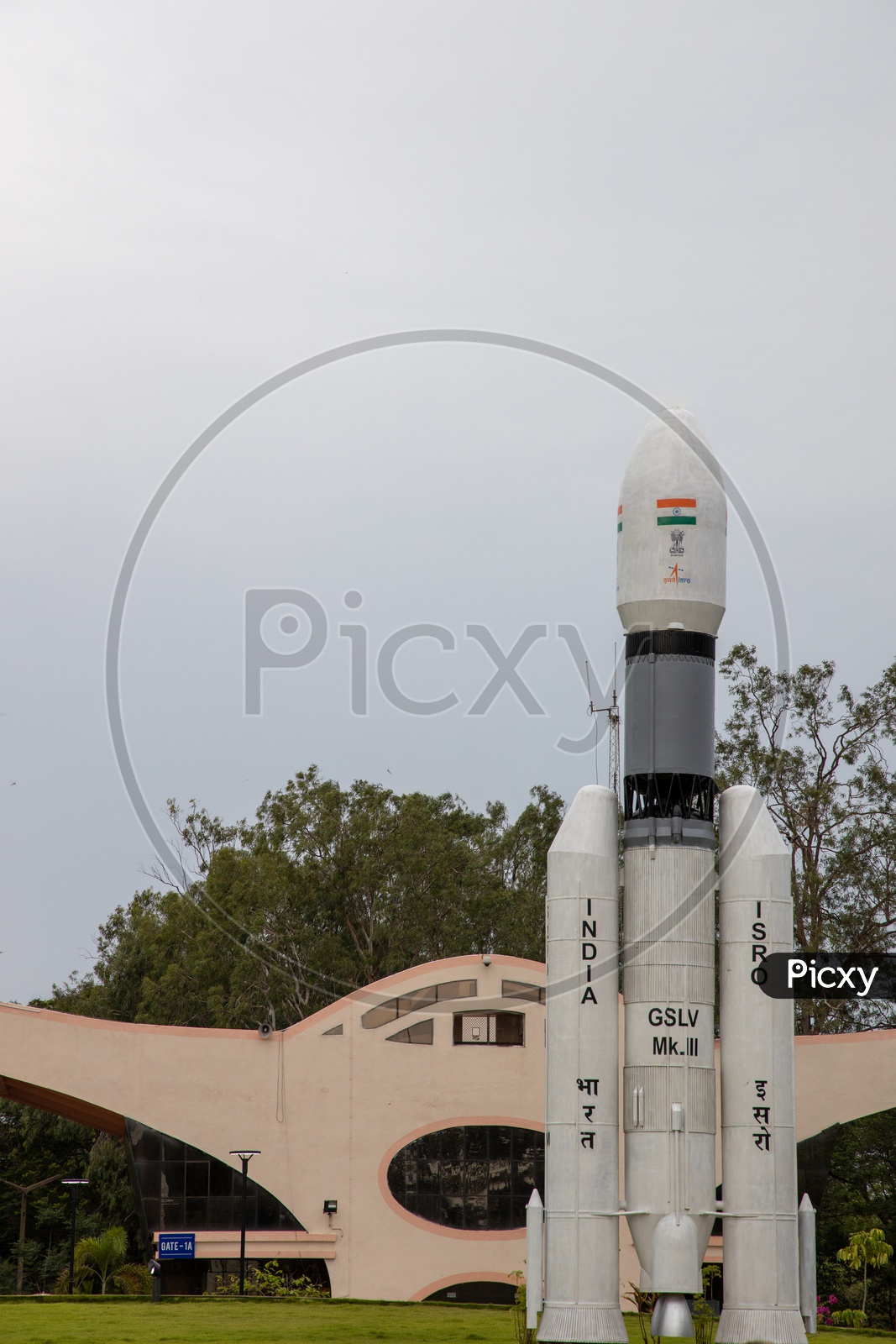 PSLV Or GSLV  Model Rockets  For Display At Satish Dawan Space Centre  SHAR , Sriharikota