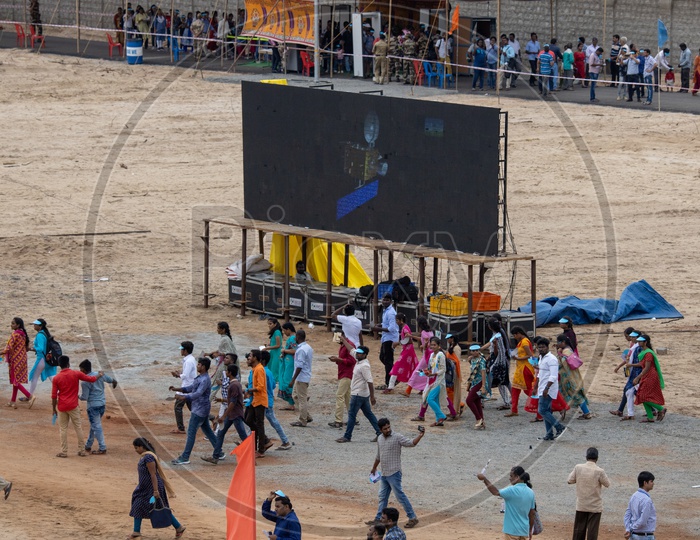 Image Of Visitors At Visitors Gallery For GSLV Mk III M1 Chnadrayaan 2 image-of-visitors-at-visitors-gallery-for-gslv-mk-iii-m1-chnadrayaan-2
