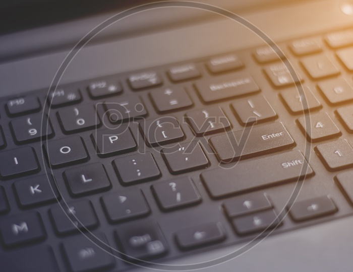 Keyboard or Laptop Or Computer Closeup