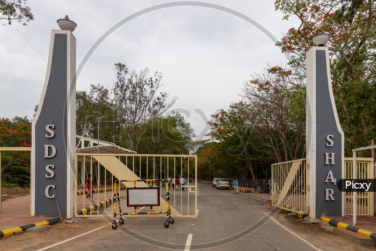 Entrance Or Security Gates At Satish Dhawan Space Centre (SDSC) SHAR