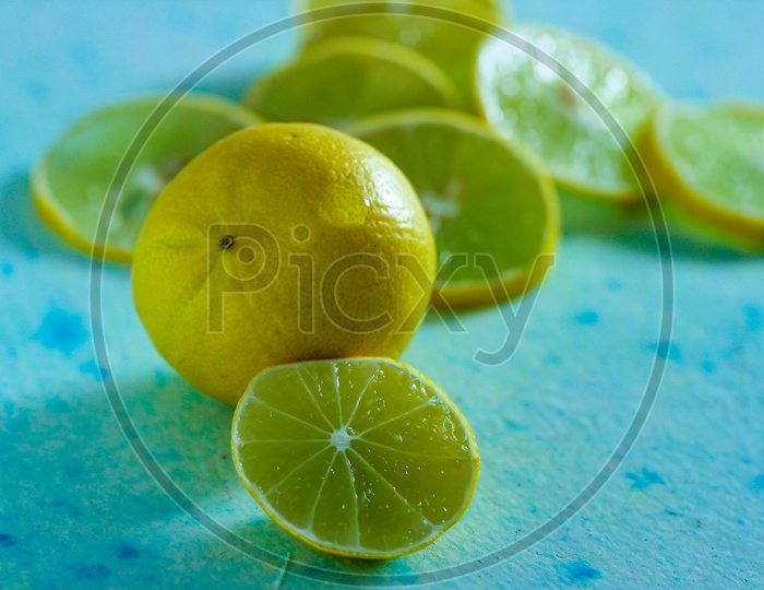 Lemon and Lemon Slices